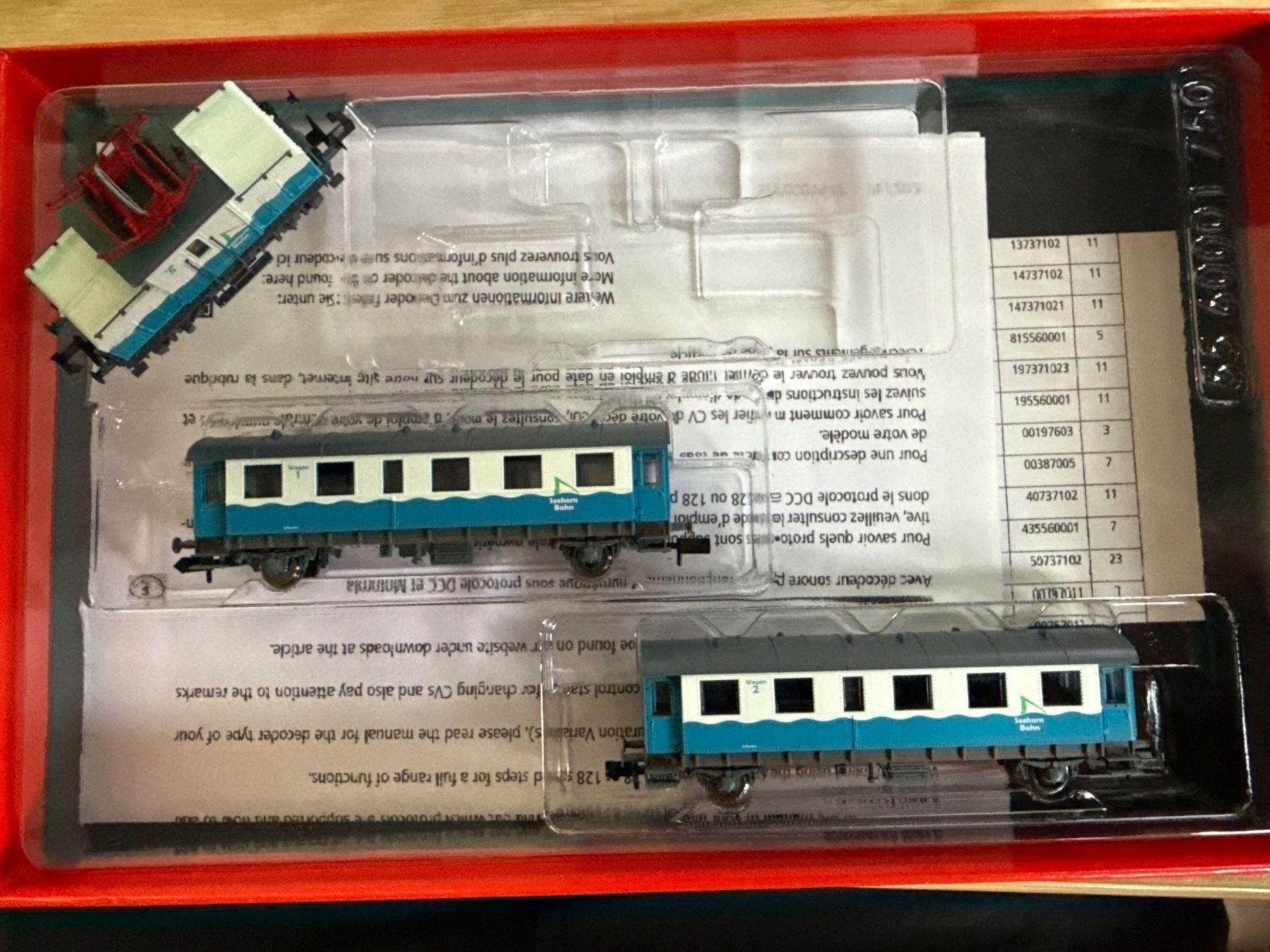 Fleischmann Modellini di ferrovie: Fleischmann - 3-tlg Set: Zahnradbahn, Privatbahn-DCC Digital – Usato da Rümlang venduto da dat_2b6c 2