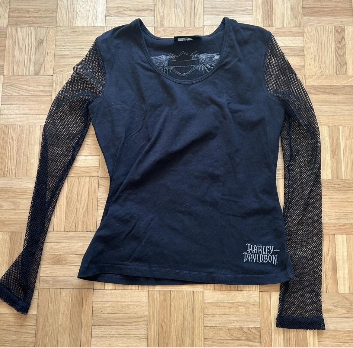 Tops: Harley Davidson black long sleeve top  – D'occasion à Zürich par ori_9dcy