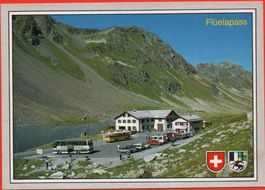 DAVOS Flüelapass - Auto, Bus, Postauto