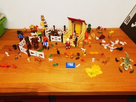 Playmobil Bauernhof mit vielen Tieren