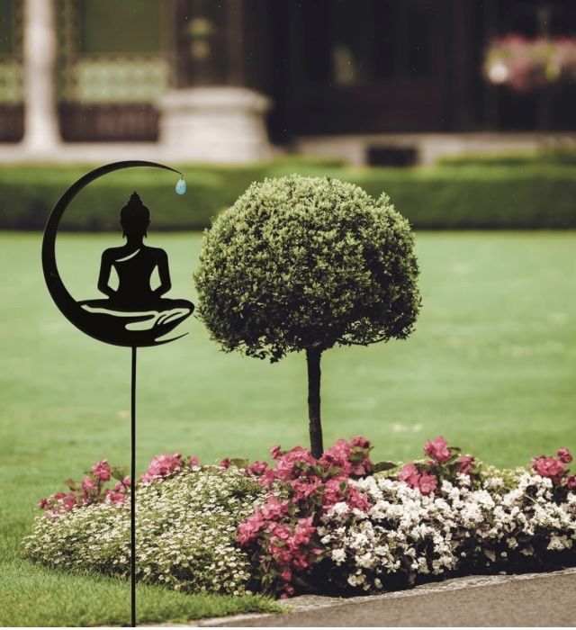 Tutte le decorazioni: Buddha Gartenstecker Deko – Nuovo e nell'imballaggio originale da Aarwangen venduto da to-hirschi