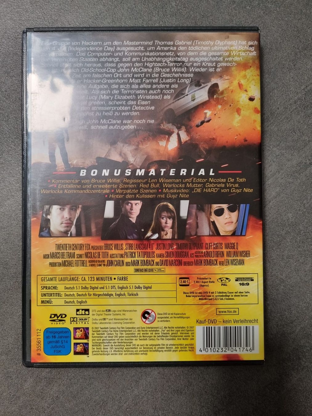 Tutti i DVDs: Stirb Langsam 4.0 DVD – Usato da Füllinsdorf venduto da master_mind 1