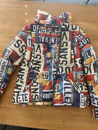 Aventures des Toiles Jacke bunt Muster Grösse 42 gebraucht