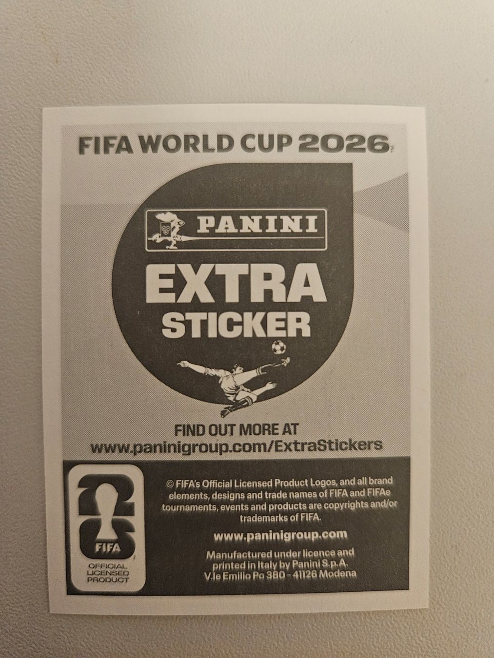 Panini Carte collezionabili: Panini WM 2026 - Extra Sticker Haaland Silber – Usato da Fahrweid venduto da TR52 1