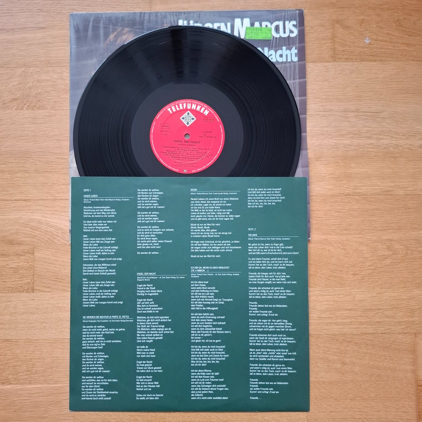 Dischi in vinile: Jürgen Marcus - Engel der Nacht – Usato da Arbon venduto da pendulum 1