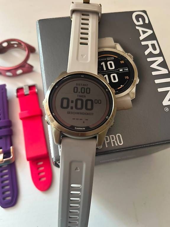 Garmin Smartwatch: Garmin Fenix 7s pro Saphire Solar – Usato da Hergiswil NW venduto da Bergsunne 1