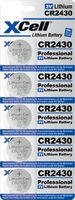 Knopfzelle CR2430 Lithium (5 Stk.)