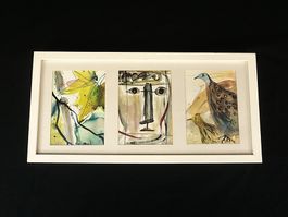 Modernes Kunstwerk - Dreiteilige Komposition
