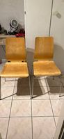 Lot de 2 chaises design en bois Gilbert-Ikea, parfait état