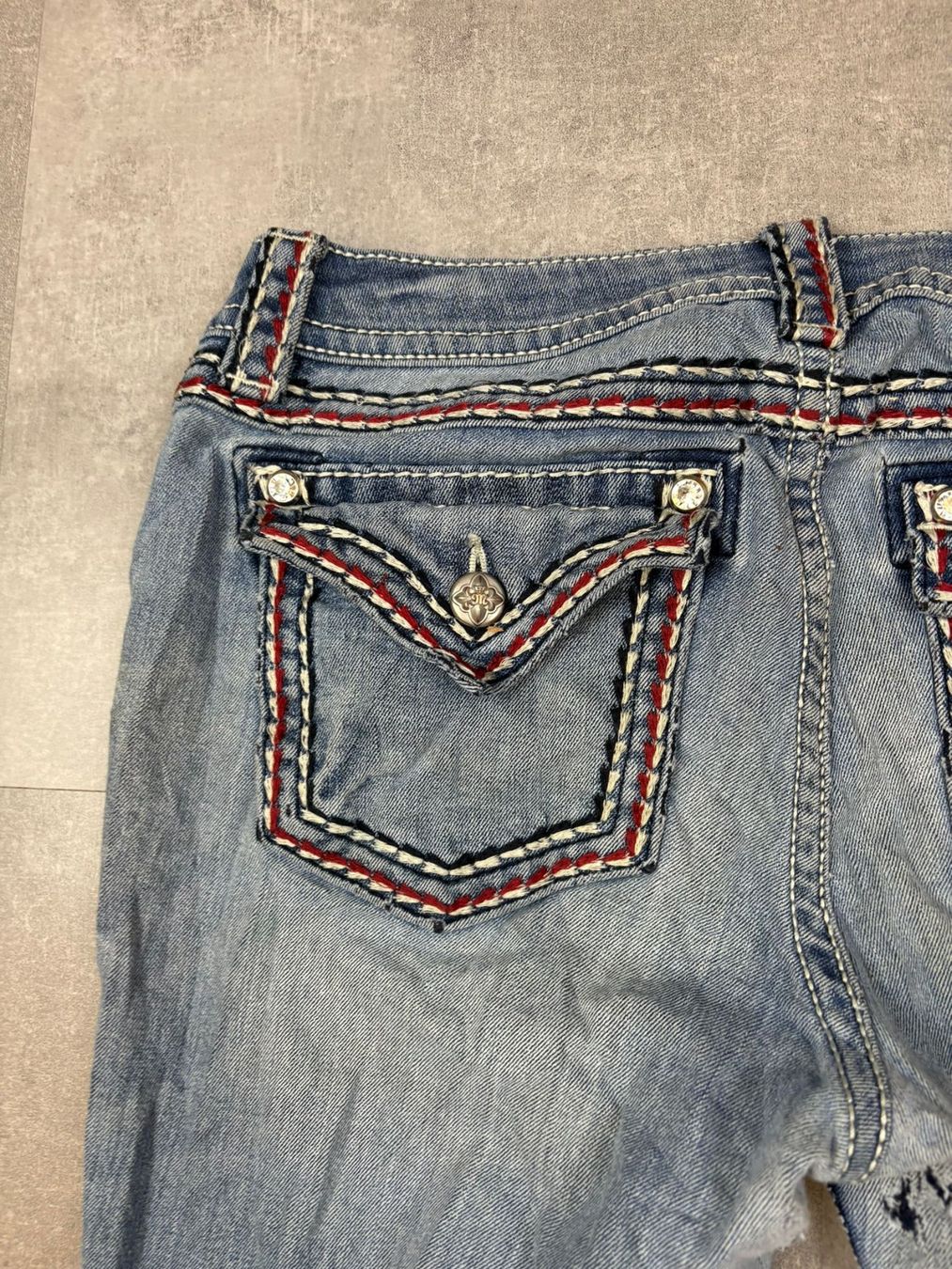 Jeans: Miss Me Bootcut Jeans - Grösse M/31 – Usato da Werdenberg venduto da hase.vintage 6