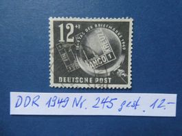 DDR 1949 Nr. 245 gestempelt