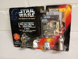 Star Wars Die Cast Metal Collectibles 4-Pack - Rarität! 1995