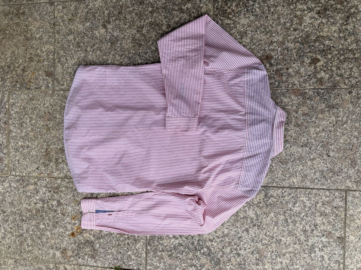 Camicie: Pinkes, gestreiftes Hemd – Usato da Weinfelden venduto da cha_kx8p 1