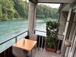 Möblierte Wohnung direkt an der Aare inkl. Auto - Befristet