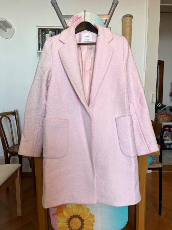 Manteau rose pastel Mango L
