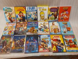 18 DVD per bambini  - Collezione Cartoni animati & Film