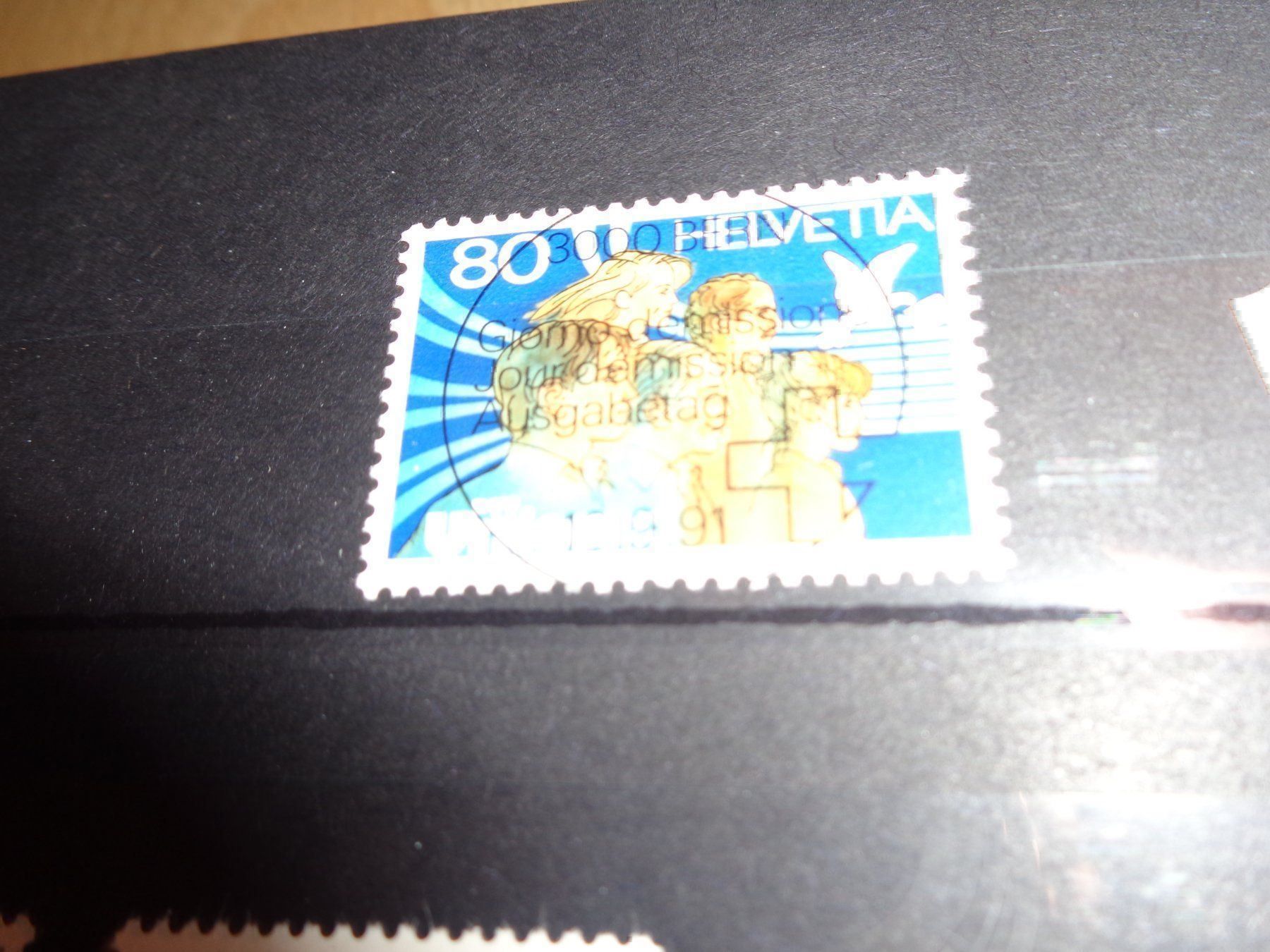 Tutti i francobolli: 1991 PTT-Union ET-VOLL – Usato da Olten venduto da Disc-Verkauf