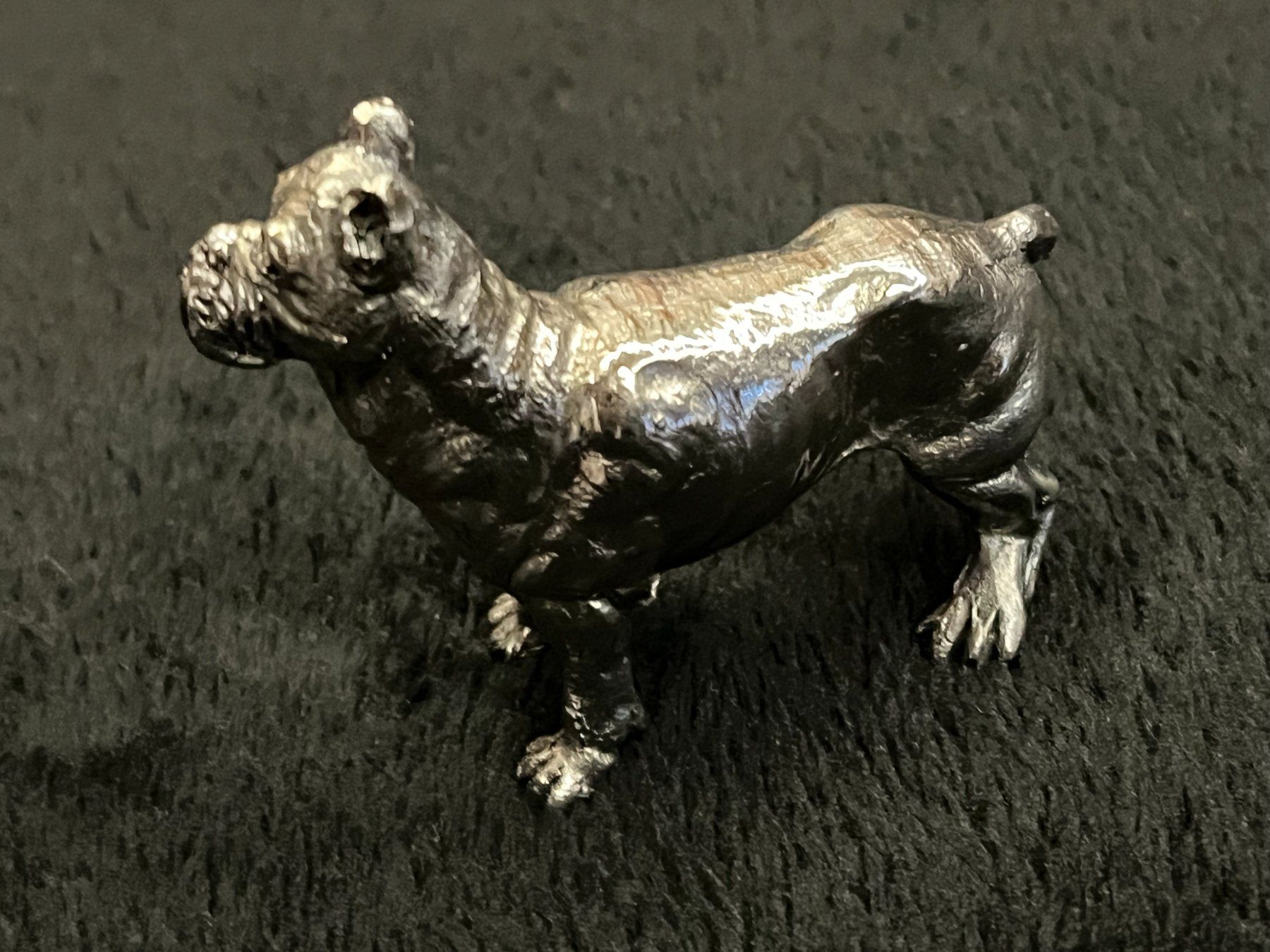 Statuette: Figur Hund Silber 925 – Usato da Bettwiesen venduto da wicking27 1