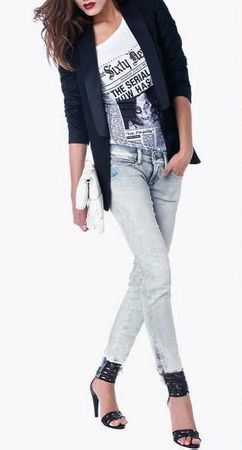 Miss Sixty Killah Jeans mit Stickerei XS zu Nile Free People