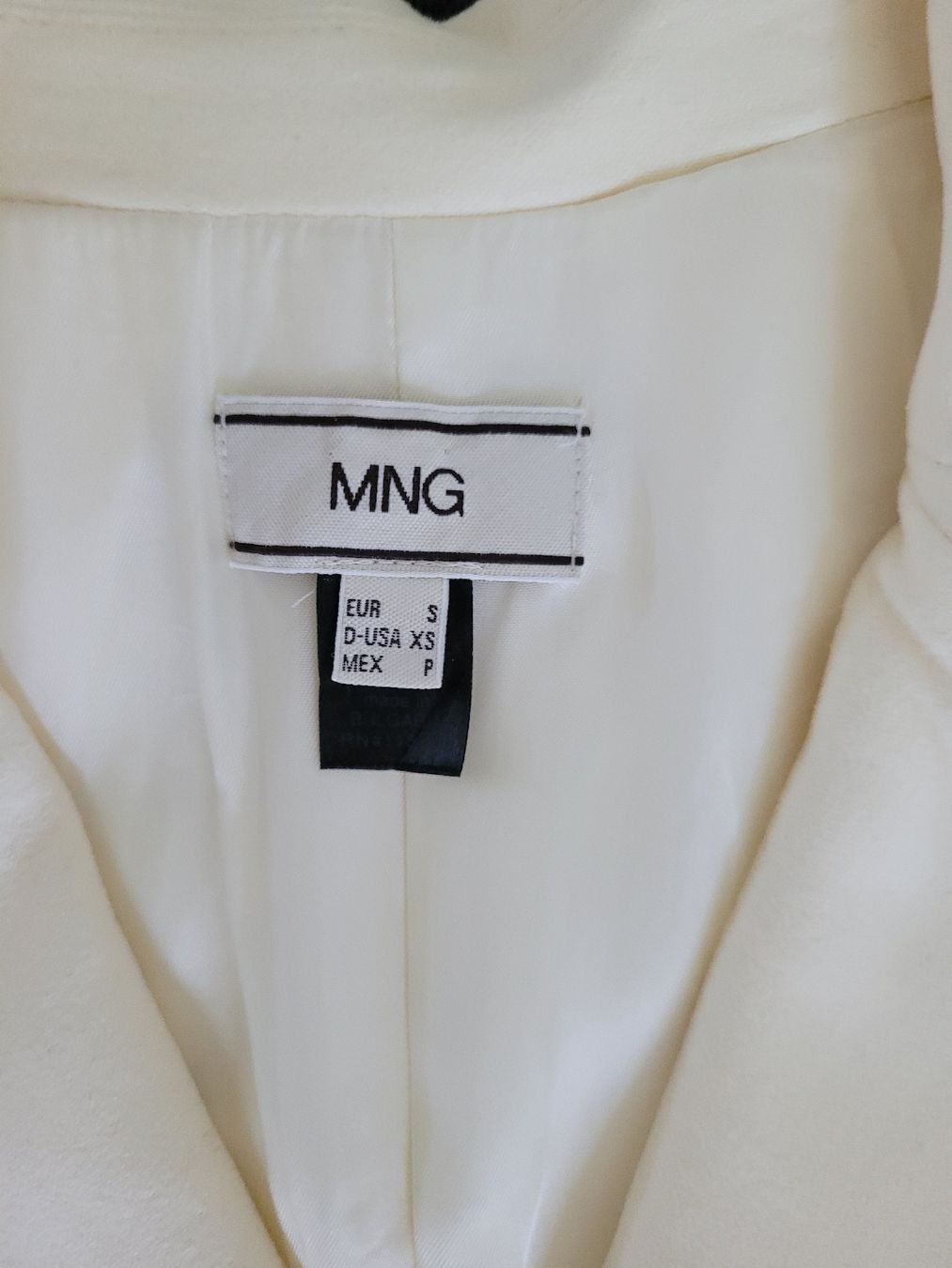 Mango Cappotti: Mango Damen Herbst Mantel, creme weiss, Grösse S – Usato da Winterthur venduto da Netta777 2
