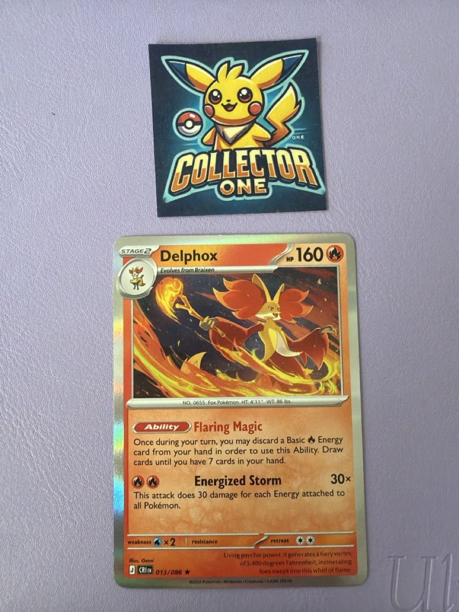 Pokémon Carte collezionabili: Pokemon Delphox Holo 013/086 – Nuovo (secondo la descrizione) da Lommiswil venduto da CollectorOne