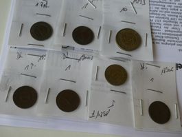 Dt. Reich ab 1875, Konvolut alte Münzen
