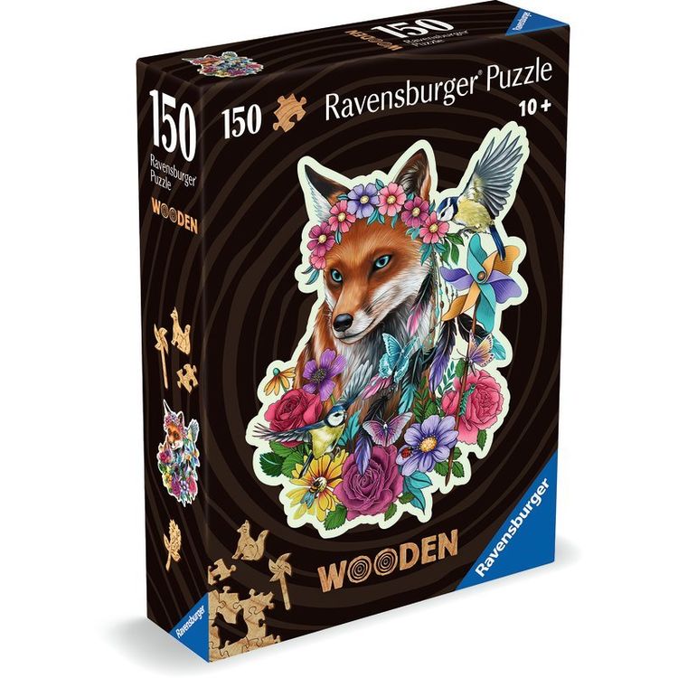Ravensburger Wooden Puzzle 150 Teile Colorful Fox (Neu und ...