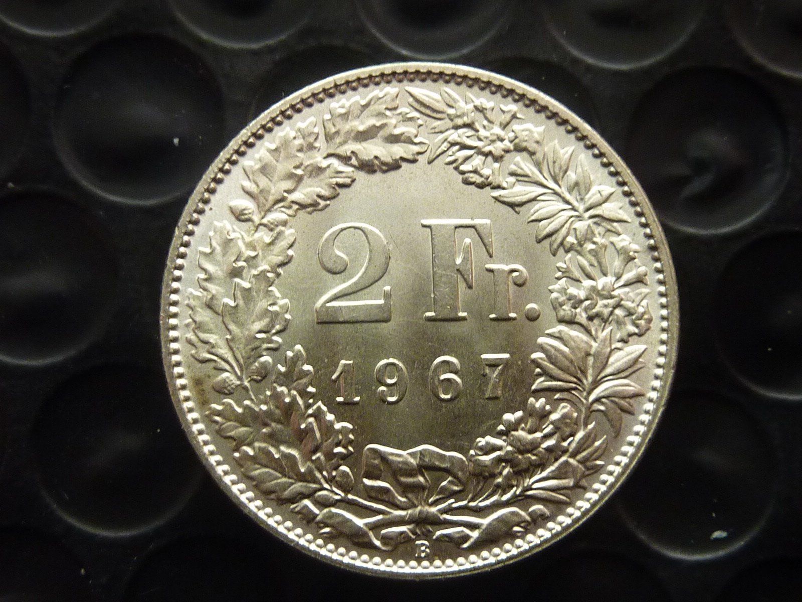 Alle Münzen: Letzte Silber Prägung 2 Fr. 1967  unz./ stgl. – Neu (gemäss Beschreibung) aus Seon von aee_7gpz