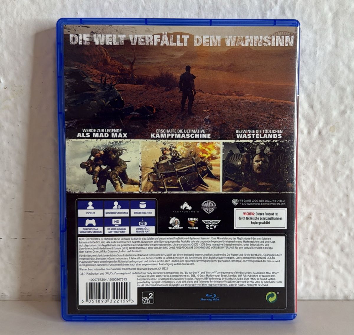 Sony Giochi: PS4/PS5 Game -  Mad Max – Usato da Ehrendingen venduto da bubulence 1