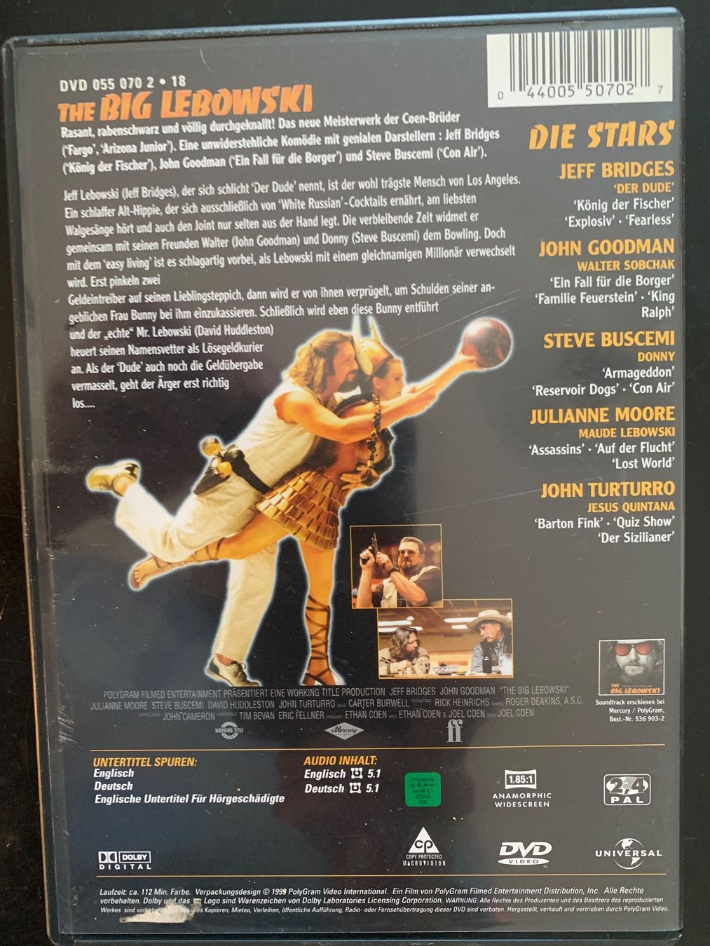 Tutti i DVDs: The Big Lebowski DVD – Usato da Luzern venduto da Roger72 1