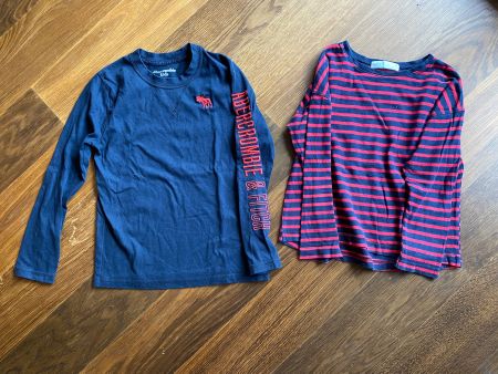 2 Shirts Abercrombie & Fitch I Zara Gr. 128