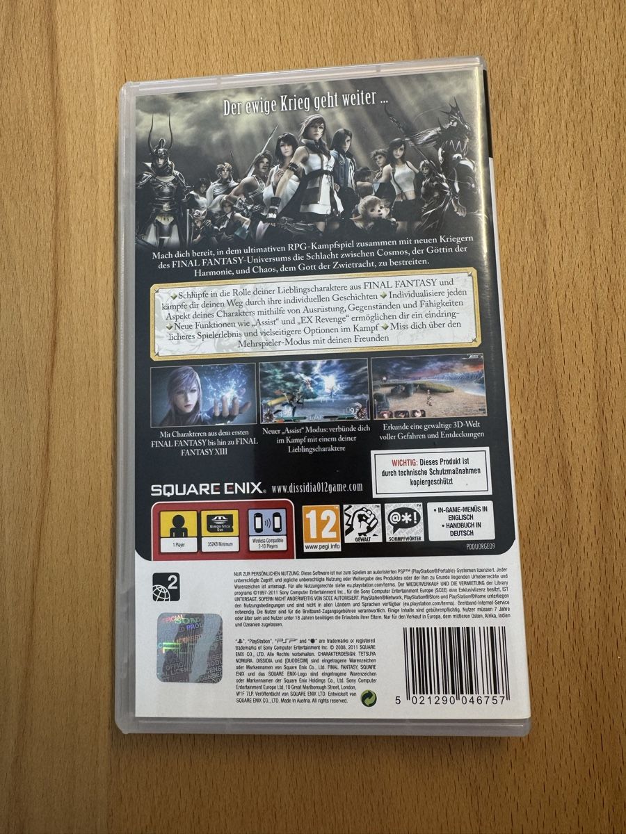 Giochi: Dissidia 012 Final Fantasy - PSP Game – Usato da Wil SG venduto da eid_m7ks 2