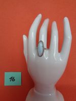 Silberring mit hellem Türkis - Silber 925 Grösse 57 -Vintage