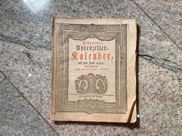 Historischer Appenzeller Kalender 1837, komplett