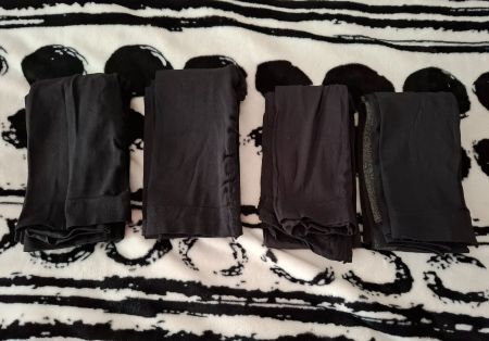 4x Damenstrumpfhosen(Leggins) ohne Füsse gr.ca.S/M