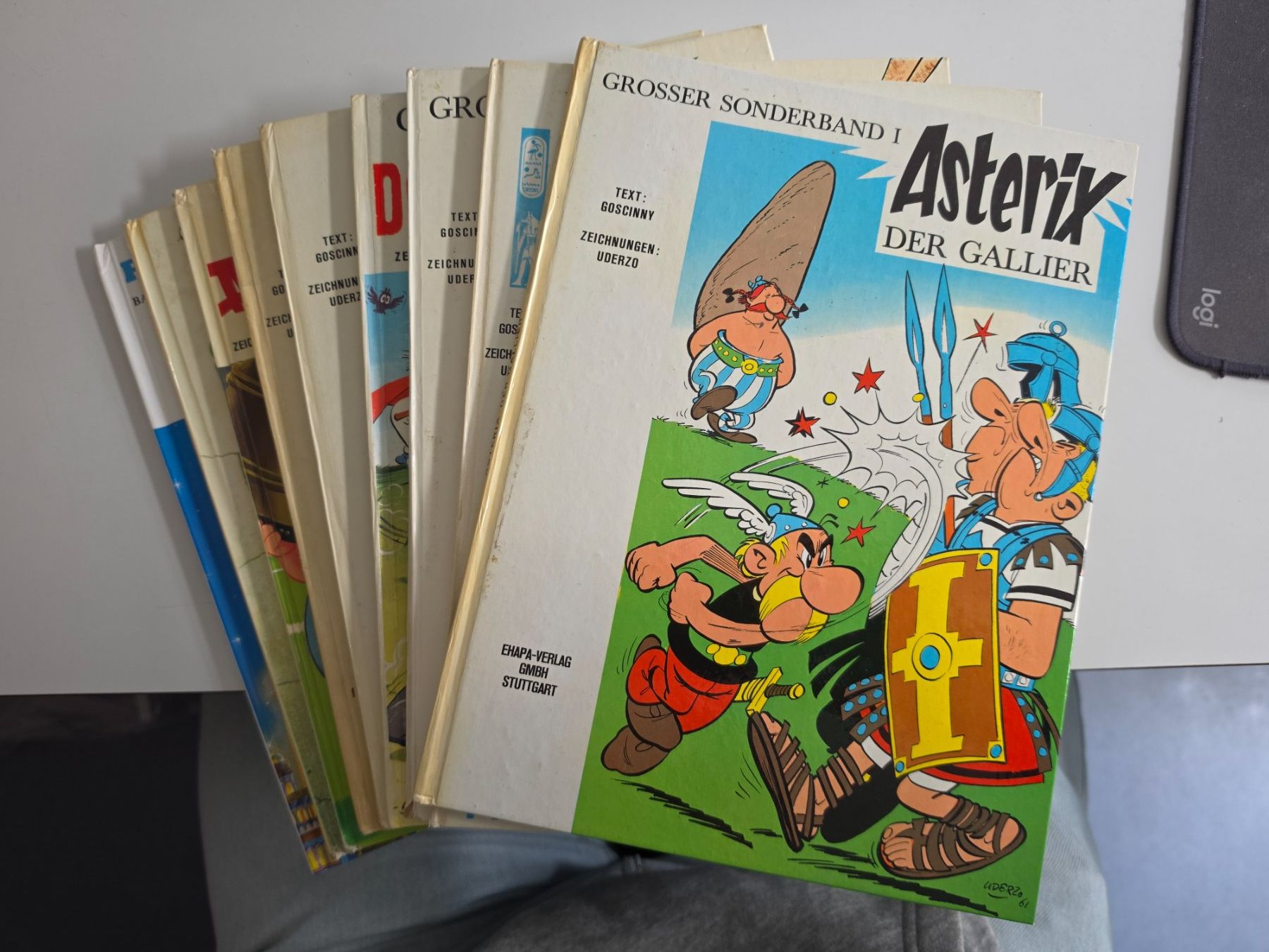 Fumetti: Asterix Sammlung, 9Stk., øZ1-2 – Usato da Winterthur venduto da Bratwurstbrater