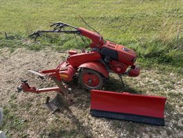 Honda F810 Einachser Fräse, Doppelwendepflug, Schneeschild
