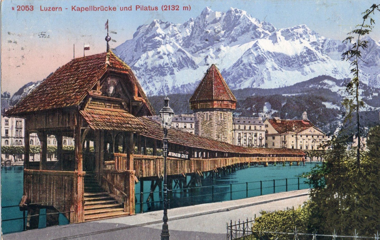 Cartes postales: Luzern - Kapellbrücke – D'occasion à Melano par pisonsdro