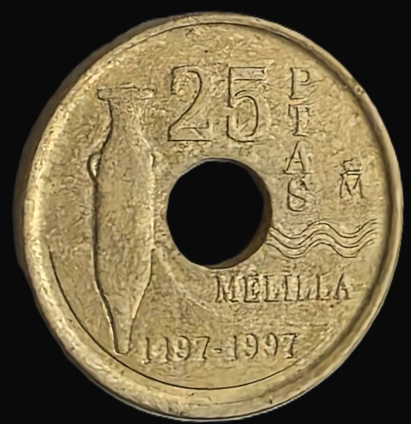 Alle Münzen: SPANIEN 25 PESETAS 1997 – Gebraucht aus winterthur von CoinPassion