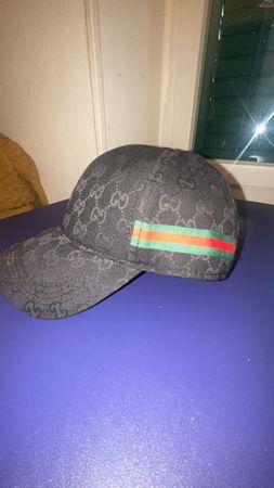 Gucci Baseball Cap schwarz Monogramm neuwertig