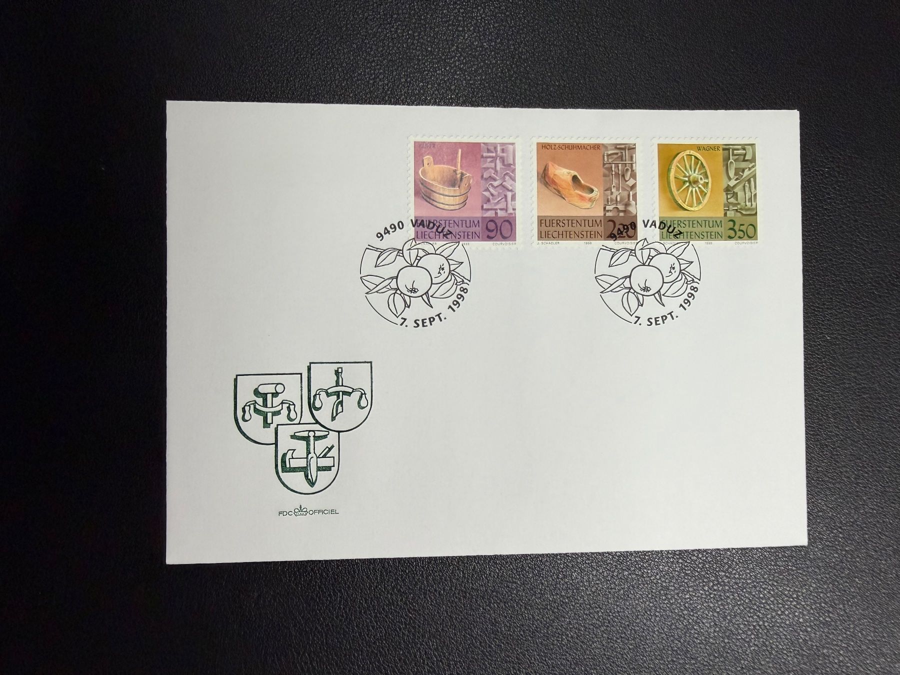 Tous les timbres: Liechtenstein FDC 1998 – D'occasion à oberrüti par jeanmei