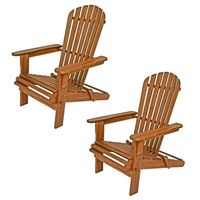 2x Liegestühle aus Akazienholz