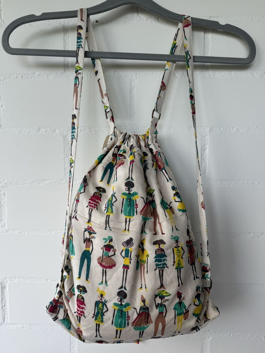 Borse & Zaini: nice things Beuteltasche ecru mit Print – Nuovo (secondo la descrizione) da Brütten venduto da Rod816 5