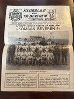 Servette FC Vintage Matchprogramm SK Beveren 1979/80