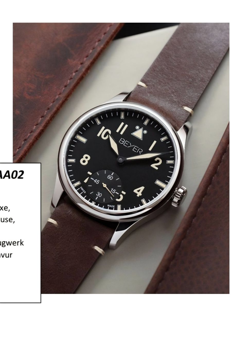 Uhren: Beyer Fieldwatch – Gebraucht aus Zürich von Buzz_08