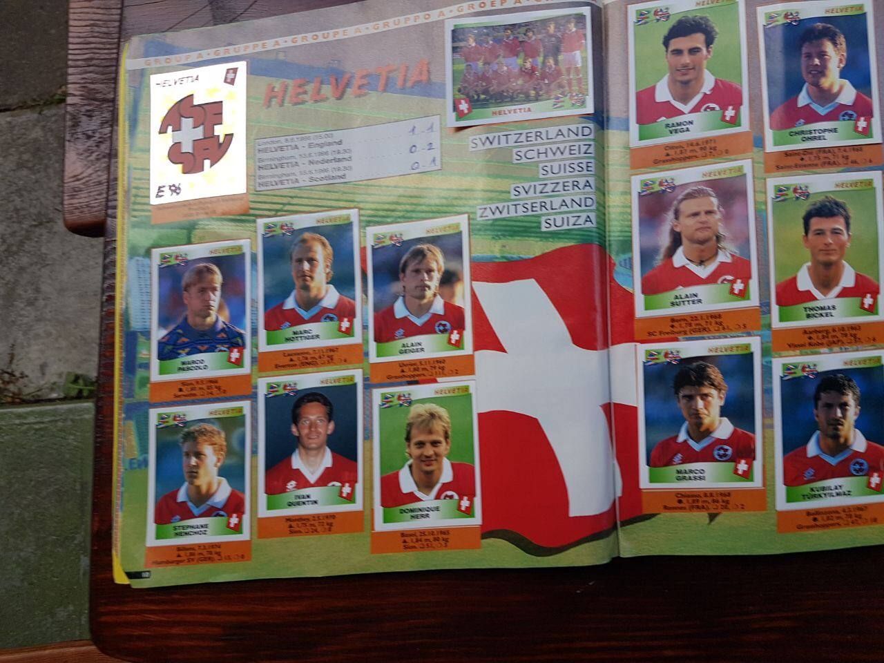 Panini Album: Panini EM 1996 – Usato da Bützberg venduto da Hurricane32 2
