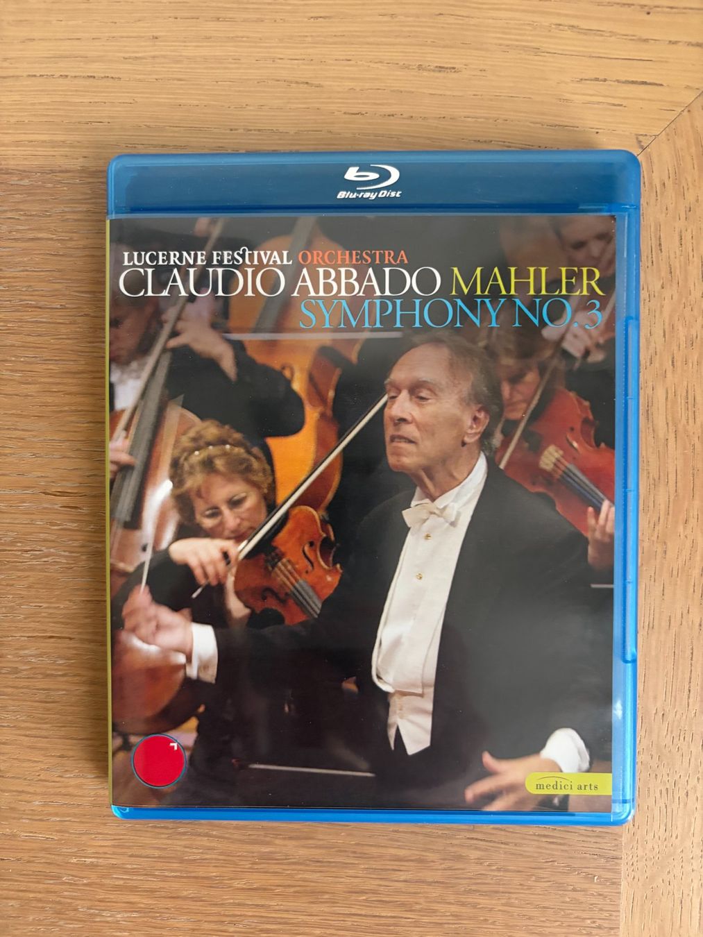 Alle DVDs: BLU RAY MAHLER SYMPHONY 3 ABBADO – Gebraucht aus Geneve von tigre69