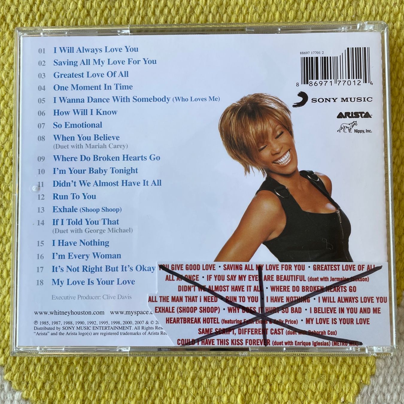 CD: WHITNEY HOUSTON-THE ULTIMATE COLLECTION – Usato da Rorschacherberg venduto da CD-Roli 1
