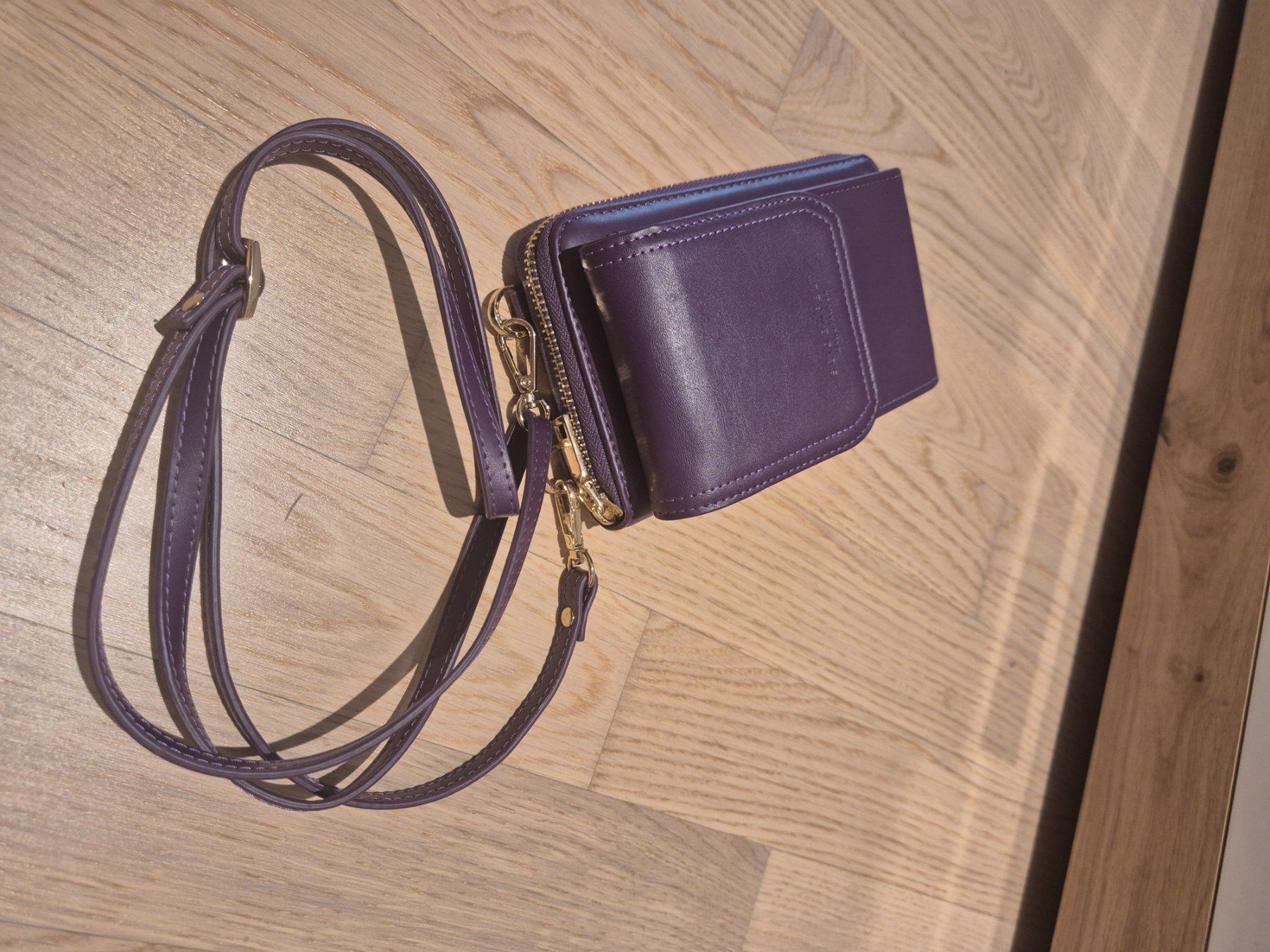 Portamonete: Seidenfelt Wallet on Chain Purple Leather – Nuovo (secondo la descrizione) da Spreitenbach venduto da Catticoooorn 3