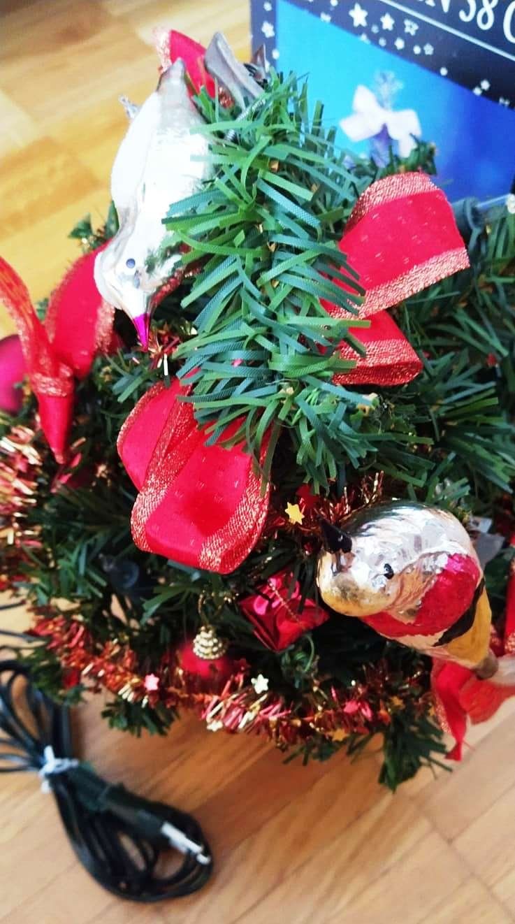 Tutte le decorazioni: Weihnachts-Bäumchen / Tischbaum mit Beleuchtung, 38cm – Nuovo e nell'imballaggio originale da Zürich venduto da 1980ale 2